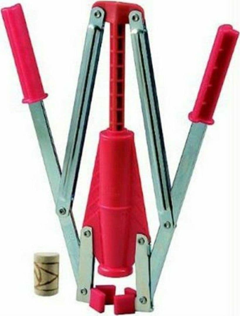 TAPPATRICE A 2 LEVE PER TAPPI DI SUGHERO di diam 2.4 MM MADE ITALIA DF 802626 in prodotto EuroStore07 - Alatri, commercioVirtuoso.it