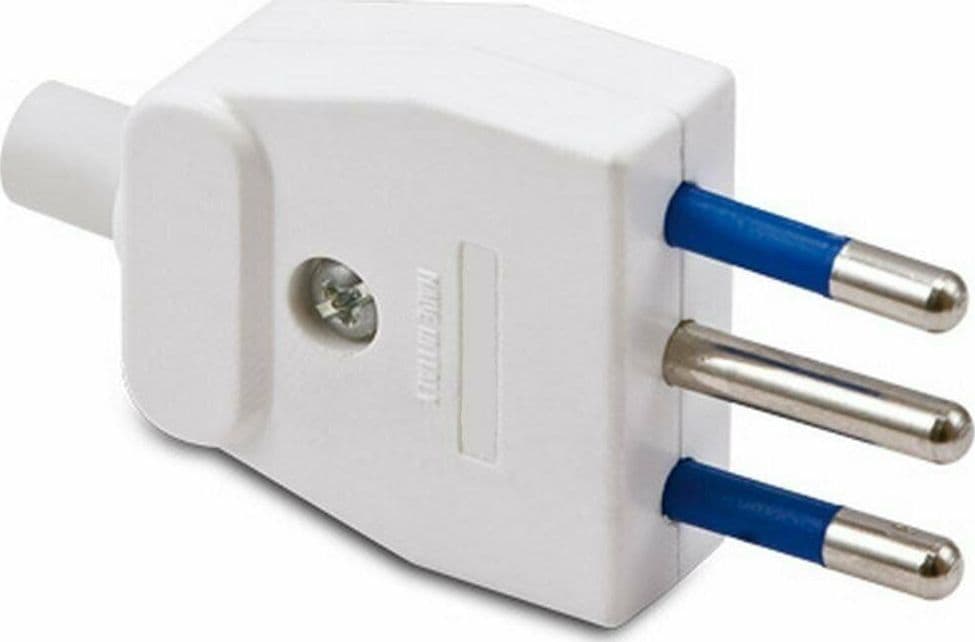 SPINA PICCOLA 10 AMPERE ELETTRICA BIANCA in prodotto EuroStore07 - Alatri, commercioVirtuoso.it