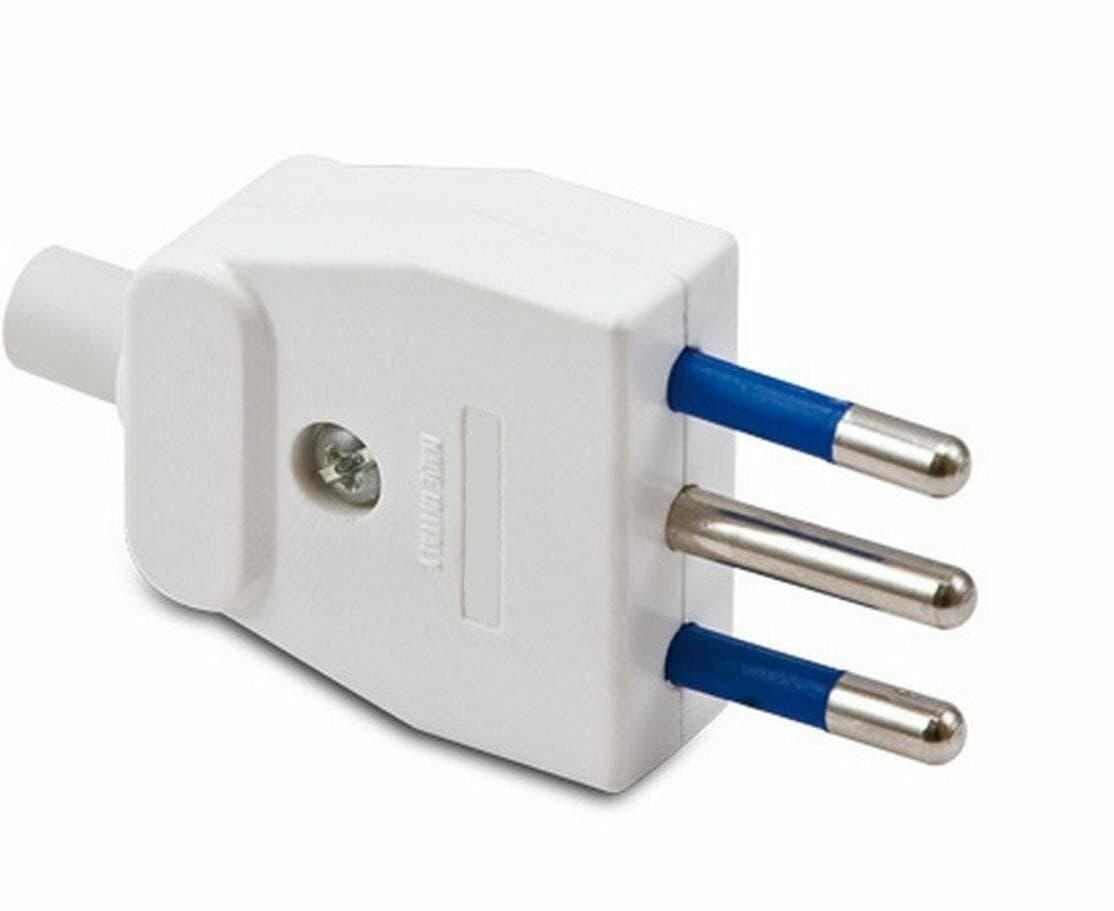 SPINA PICCOLA 10 AMPERE ELETTRICA BIANCA in prodotto EuroStore07 - Alatri, commercioVirtuoso.it