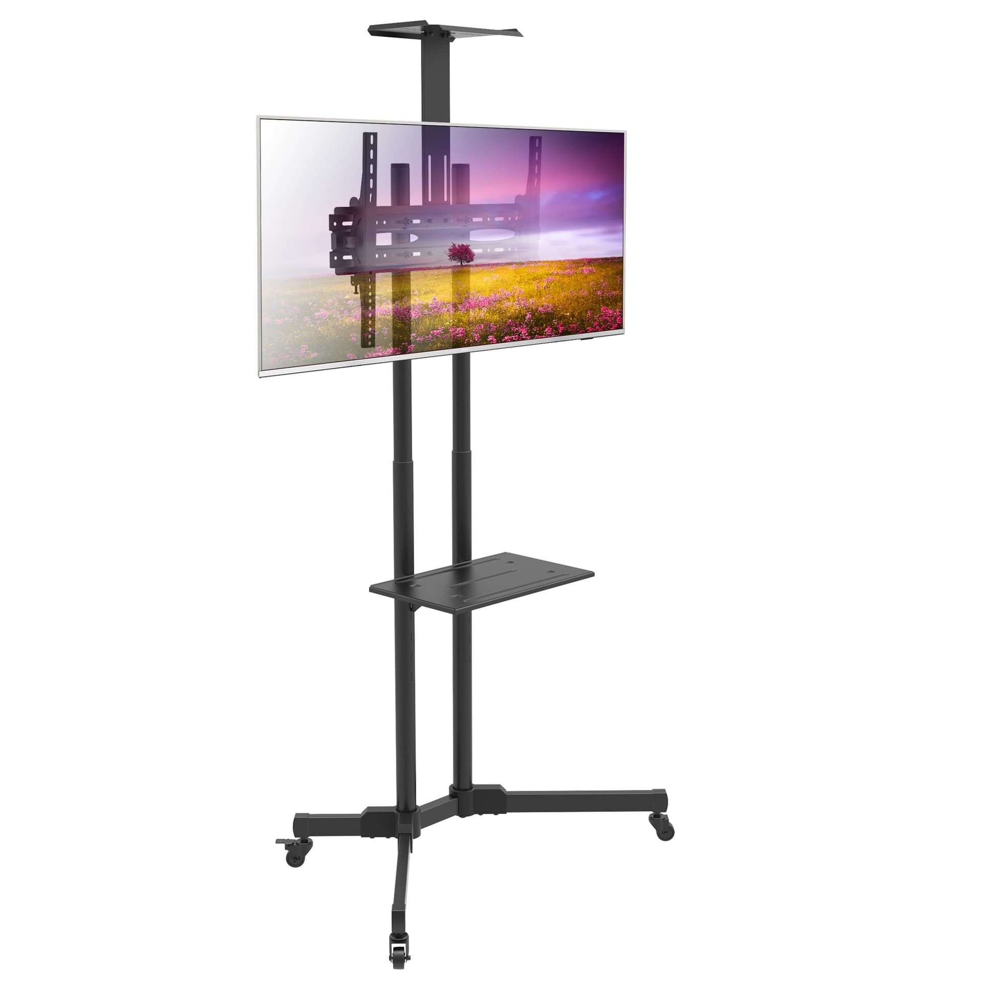 Trolley da Pavimento con Mensola per TV LCD/LED/Plasma 37-70'' in Mobili Scontolo.net - Potenza, commercioVirtuoso.it