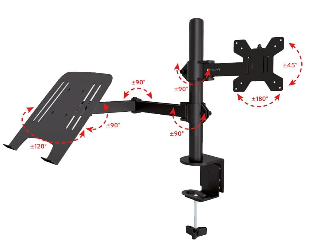 Supporto da Scrivania Braccio per Monitor 13-32'' e Mensola per Laptop in Supporti Scontolo.net - Potenza, commercioVirtuoso.it