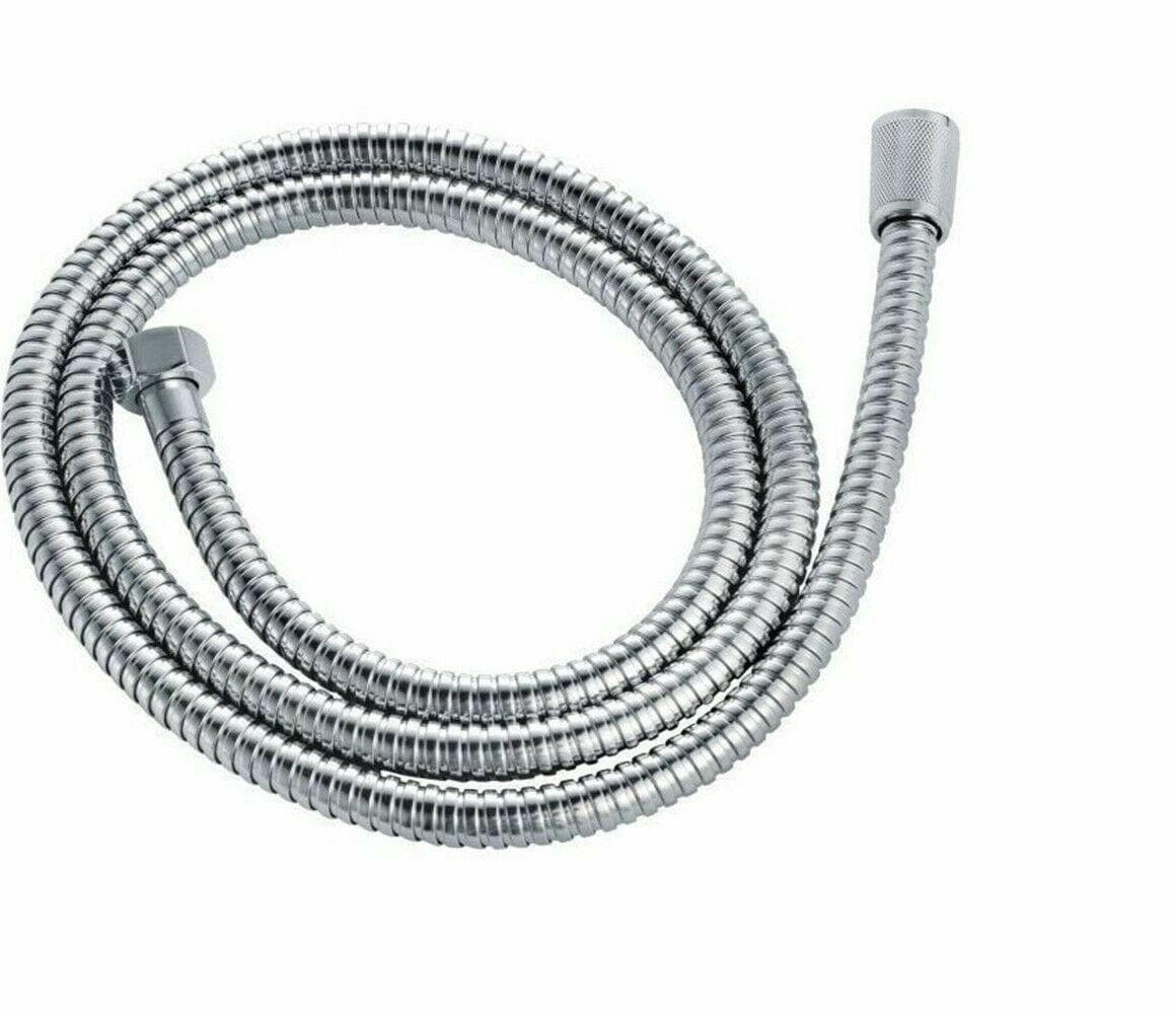 TUBO FLESSIBILE DOCCIA PVC RIVESTIMENTO CROMATO CM 200 BAGNO VASCA FER 182713 in prodotto EuroStore07 - Alatri, commercioVirtuoso.it