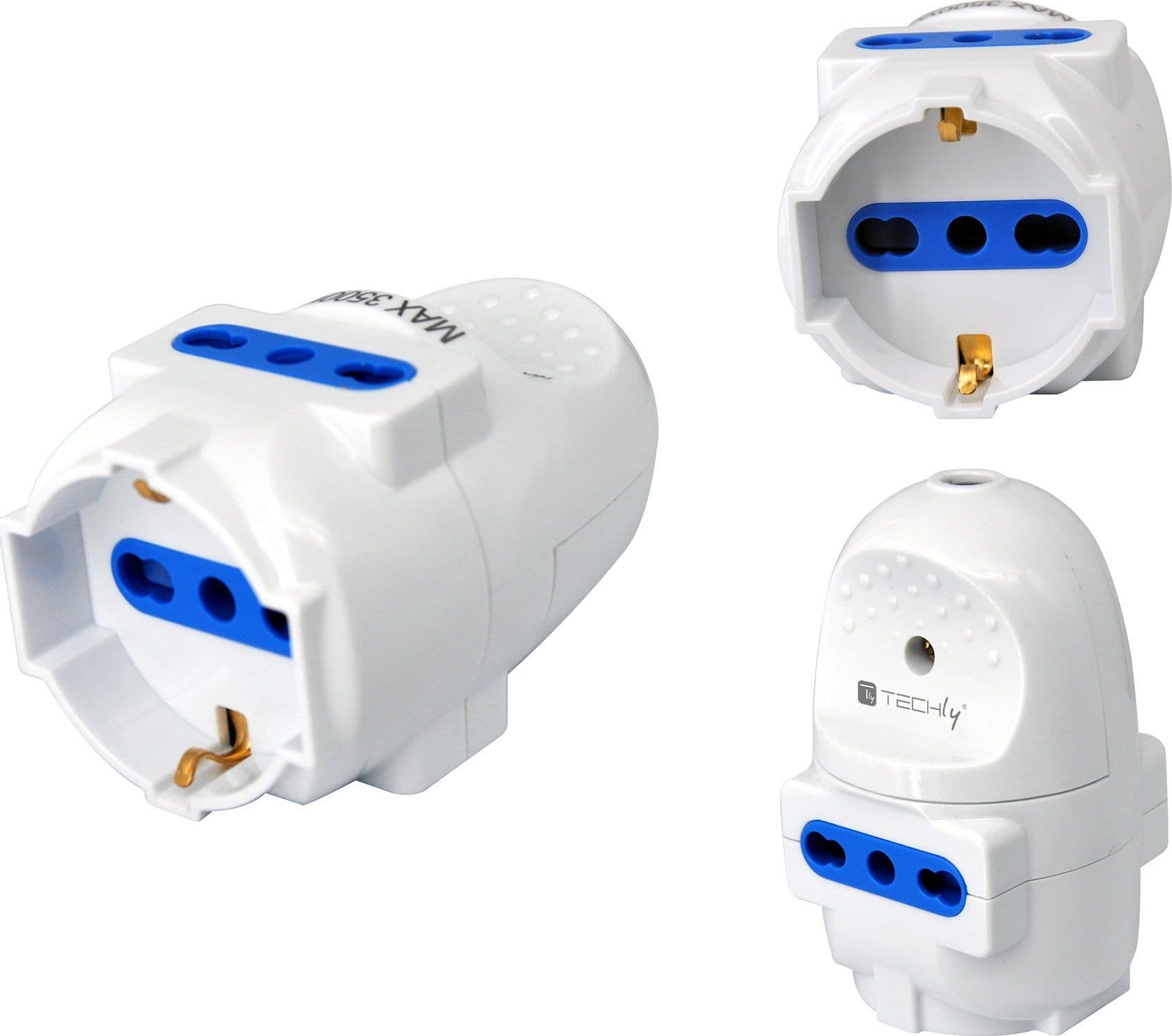 Multipresa Volante 1x 10/16A/Schuko e 2x 10/16A Bipasso in Multiprese Scontolo.net - Potenza, commercioVirtuoso.it