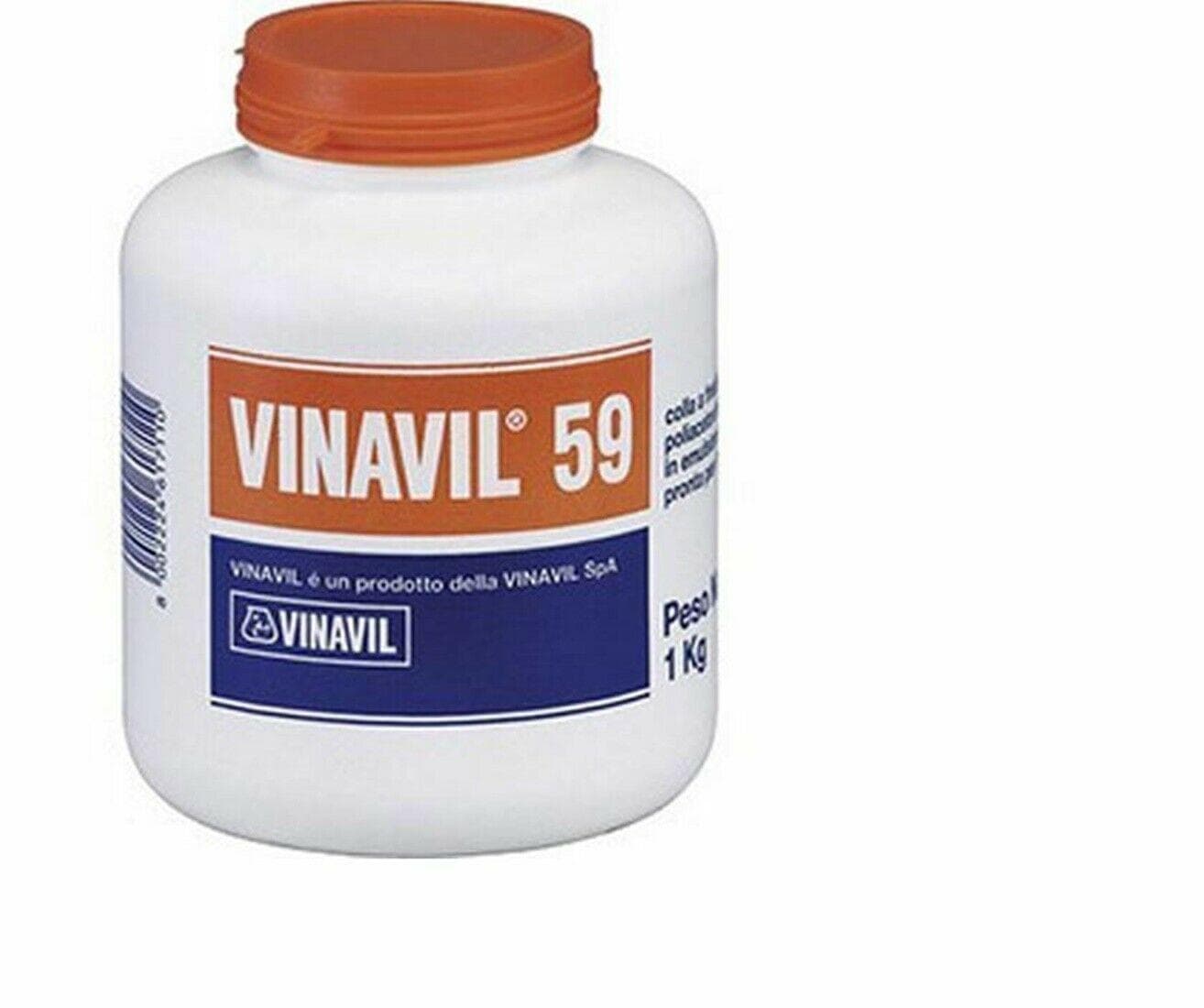 COLLA VINAVIL 59 1 KG LEGNO CARTA SUGHERO TELA TAPPO ROSSO FER 74674 in prodotto EuroStore07 - Alatri, commercioVirtuoso.it