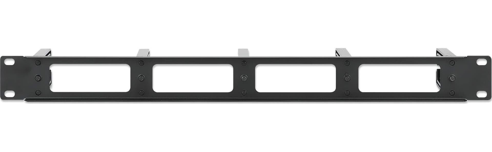 Pannello Passacavi 19'' 5 Anelli in Plastica 1U Nero in Guaine per cavi Scontolo.net - Potenza, commercioVirtuoso.it