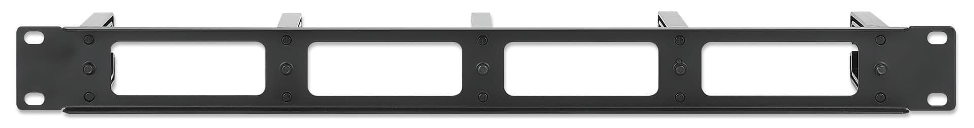 Pannello Passacavi 19'' 5 Anelli in Plastica 1U Nero in Guaine per cavi Scontolo.net - Potenza, commercioVirtuoso.it