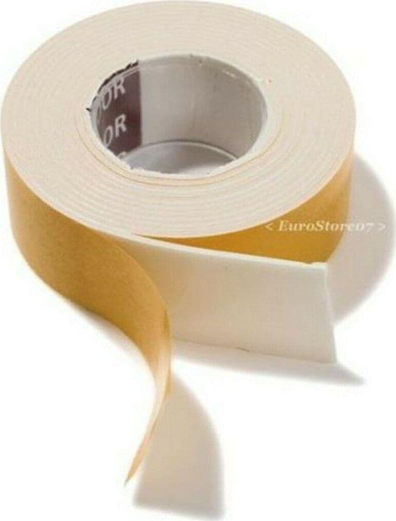NASTRO BIADESIVO LUNGO 1,5 MT LARGO 19 MM 1 ROTOLO spessore 1 mm BIANCO FE 39765 in prodotto EuroStore07 - Alatri, commercioVirtuoso.it