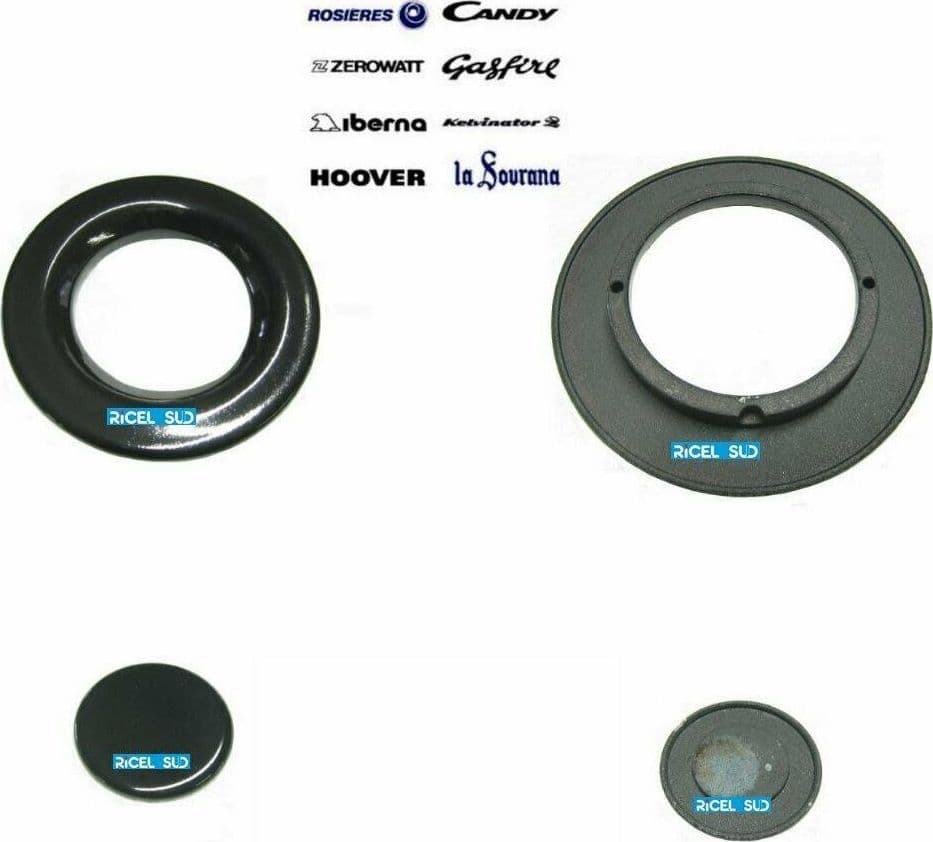 CANDY BERNA HOOVER SPARTIFIAMMA PER CUCINA A TRIPLA CORONA + CENTRALE NERO LUCIDO in prodotto EuroStore07 - Alatri, commercioVirtuoso.it