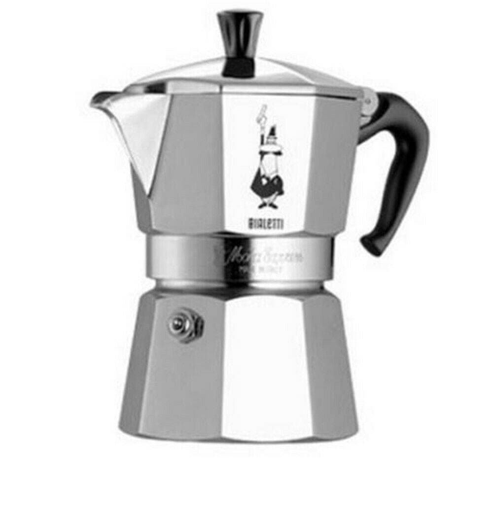 BIALETTI CAFFETTIERA MOKA IN ALLUMINIO 2 TAZZA RESTYLING MADE ITALY F 264433 in prodotto EuroStore07 - Alatri, commercioVirtuoso.it