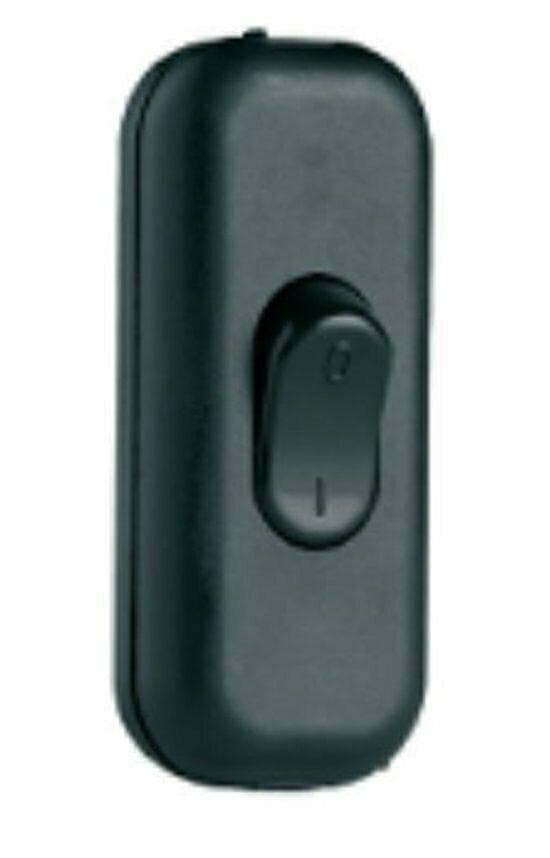INTERRUTTORE COLORE NERO VOLATE SU FILO PER LAMPADA ABAJOUR in prodotto EuroStore07 - Alatri, commercioVirtuoso.it