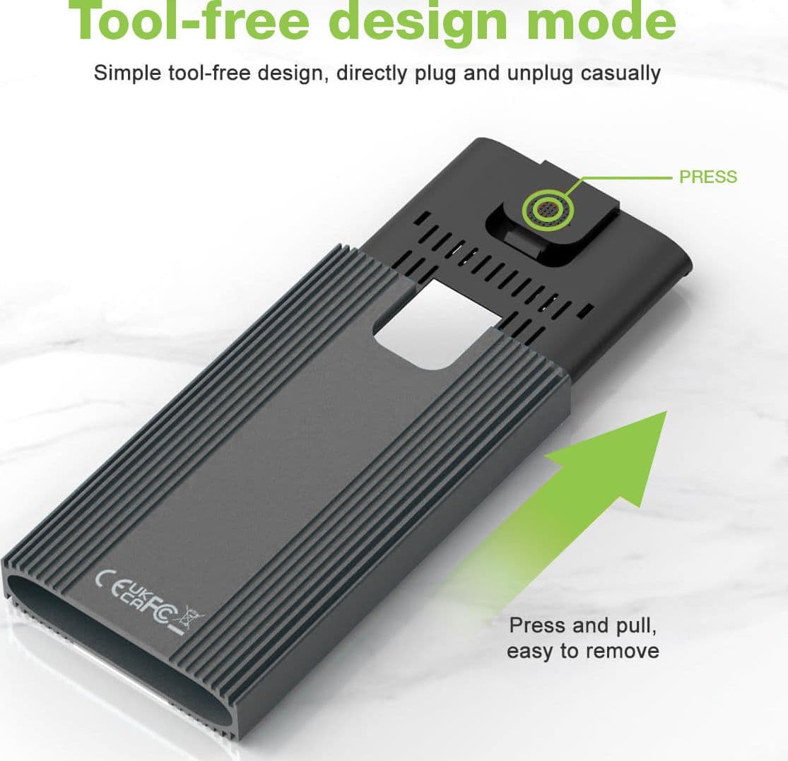 Box Esterno Duplicatore Clone Offline USB3.2 Gen 2x2 USB-C&trade M.2 PCIe NVME 20 Gbps in Case e serrature Scontolo.net - Potenza, commercioVirtuoso.it
