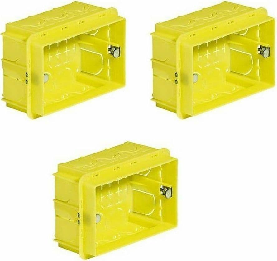 SCATOLA INCASSO 3 PEZZI TIPO 503 PER 3 FRUTTI COMPATIBILE BTICINO in prodotto EuroStore07 - Alatri, commercioVirtuoso.it
