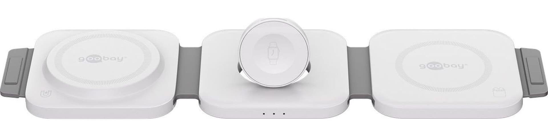 Caricatore Qi Wireless Caricabatterie 3in1 Stazione di Ricarica Pieghevole 15W in Caricabatterie a induzione Scontolo.net - Potenza, commercioVirtuoso.it