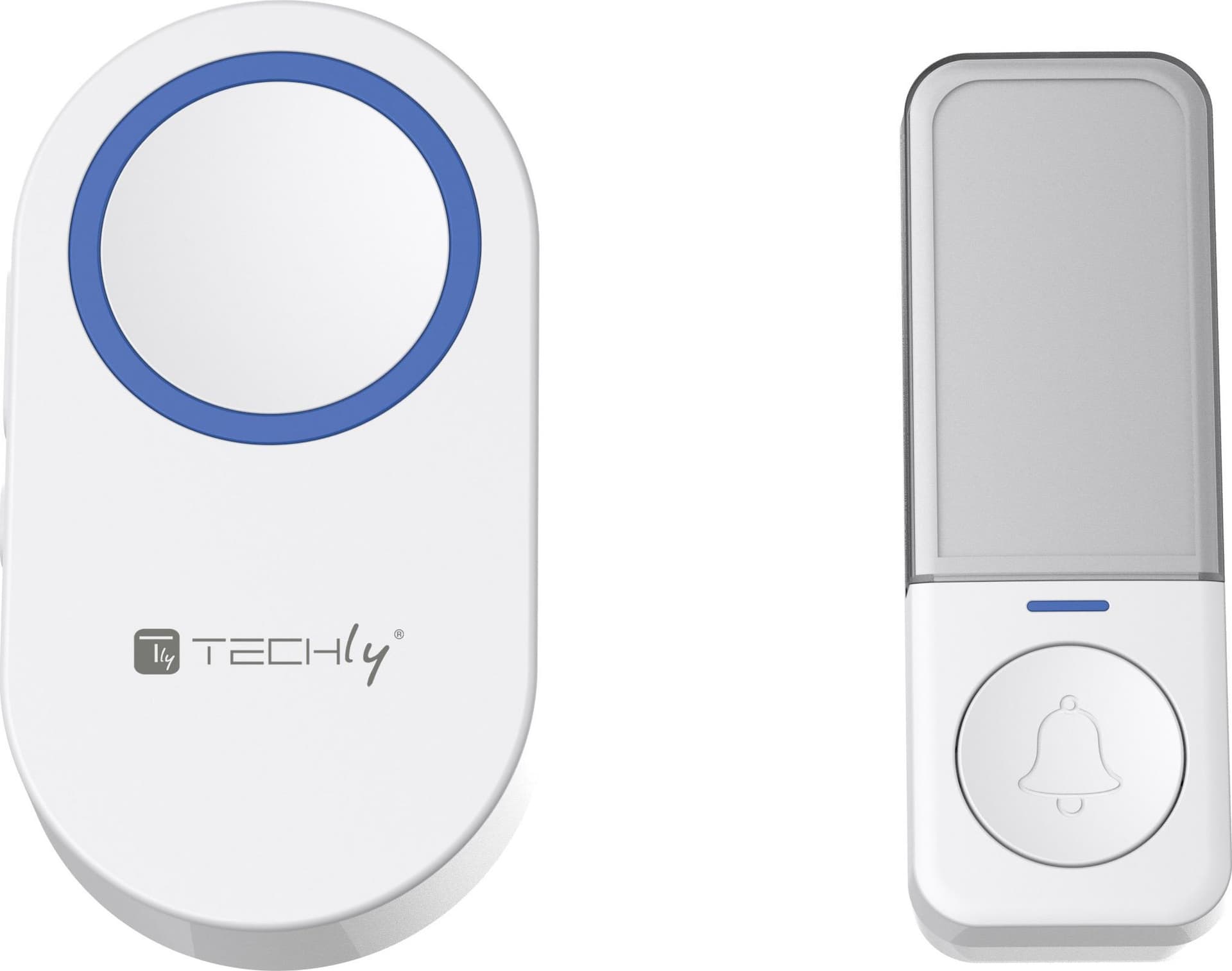 Kit Campanello Wireless fino a 180m con Pulsante IP56 Battery Free in Citofoni Scontolo.net - Potenza, commercioVirtuoso.it