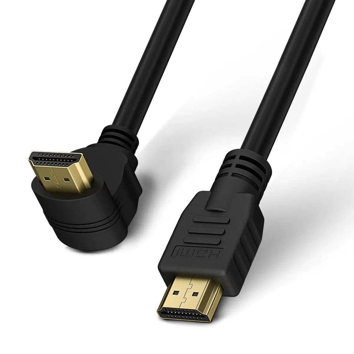 Cavo HDMI&trade High Speed con Ethernet A/A M/M Angolato 90&deg 2m in Cavi HDMI Scontolo.net - Potenza, commercioVirtuoso.it