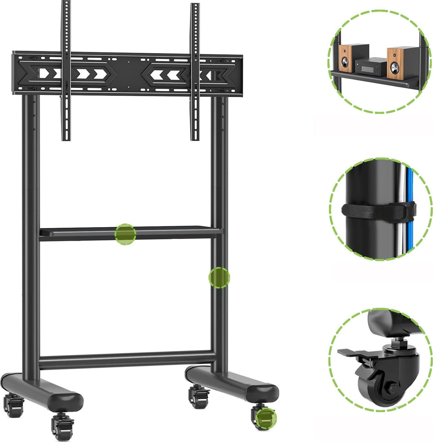 Supporto a Pavimento Trolley TV LCD/LED/Plasma 60-86'' Multifunzione in Mobili Scontolo.net - Potenza, commercioVirtuoso.it