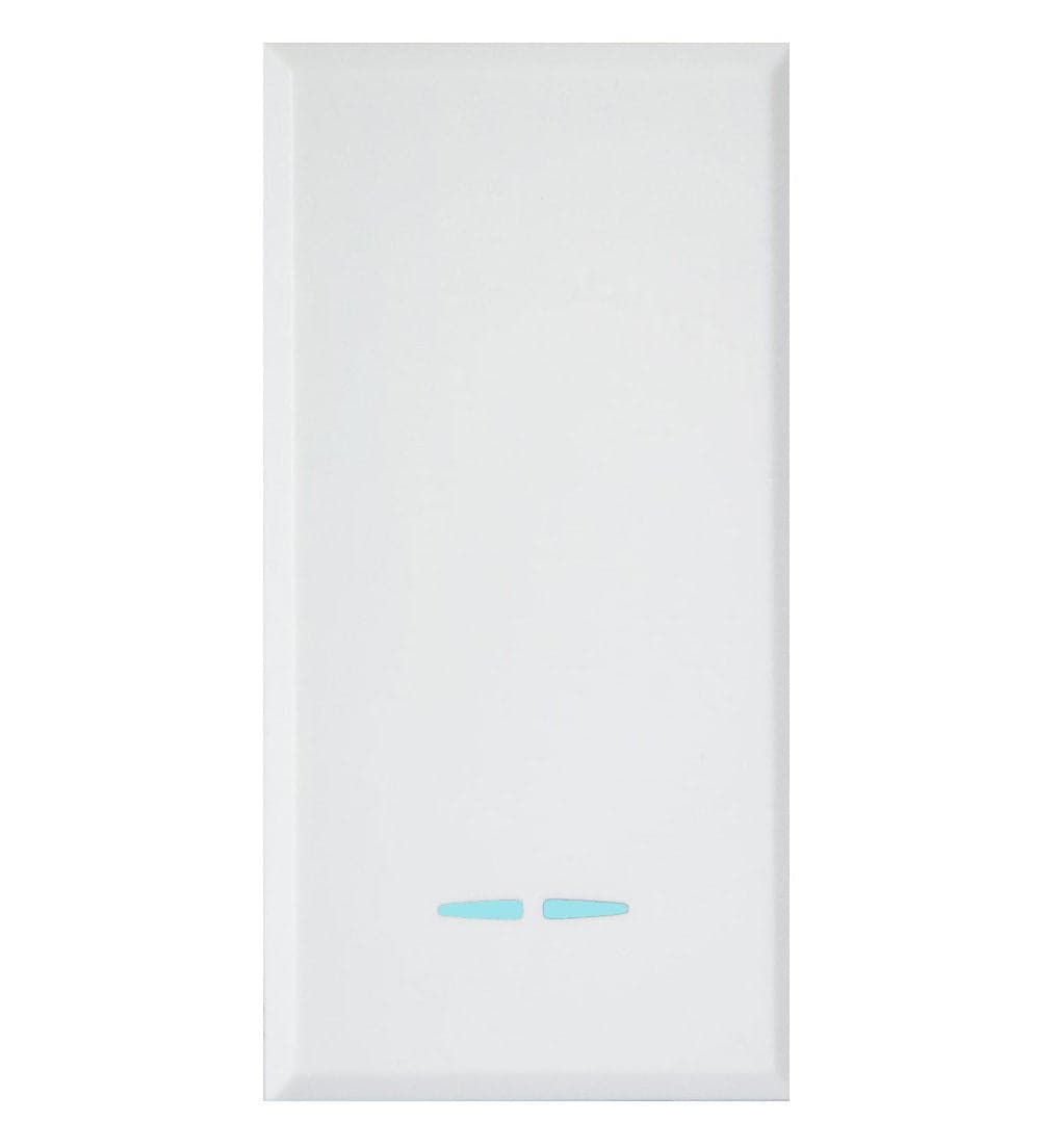 WHITEK S44 Interruttore con Gemma 1P 16AX Illuminabile 1 Modulo Bianco Opaco in Interruttori dimmer Scontolo.net - Potenza, commercioVirtuoso.it