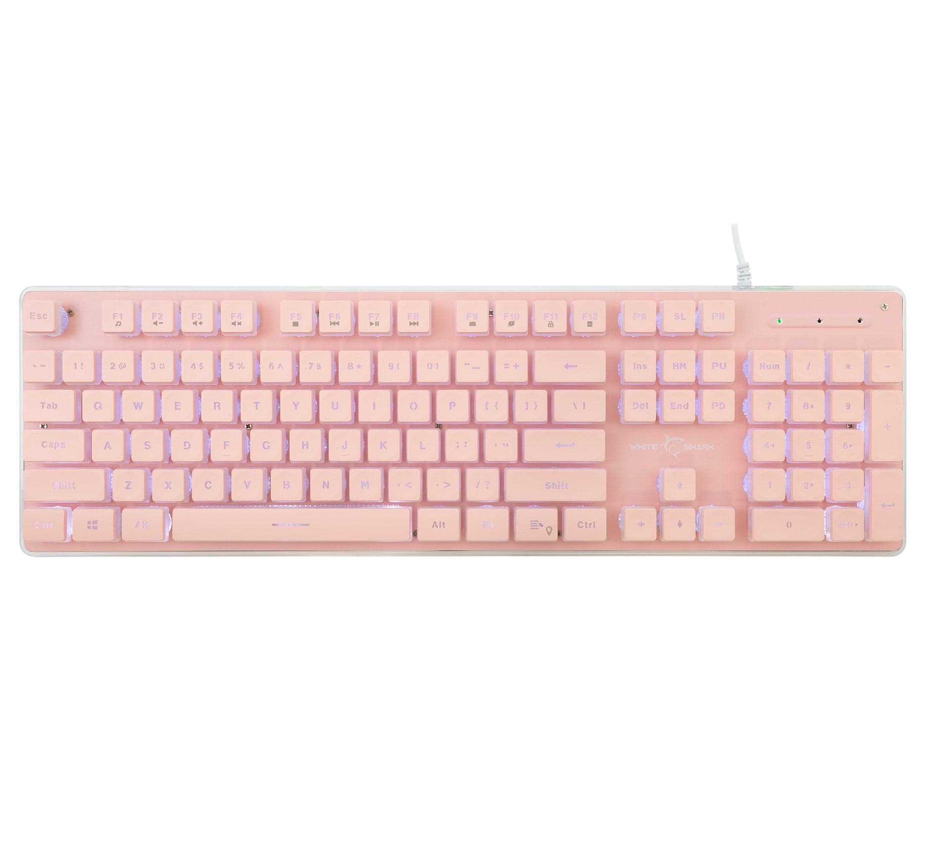 Tastiera Gaming USB 104 Tasti con Retroilluminazione LED Rosa in Tastiere da gioco Scontolo.net - Potenza, commercioVirtuoso.it