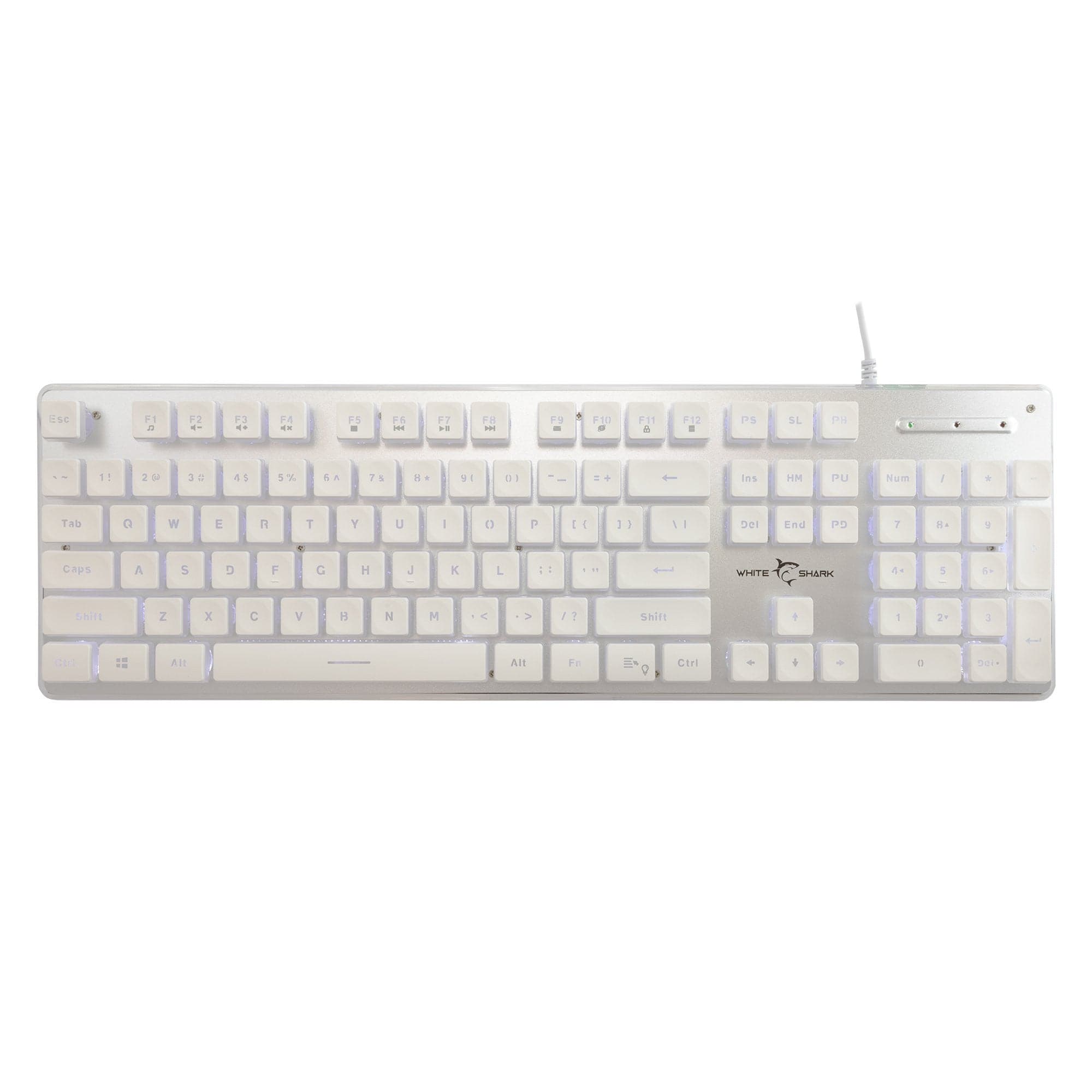 Tastiera Gaming USB 104 Tasti con Retroilluminazione LED Bianco in Tastiere da gioco Scontolo.net - Potenza, commercioVirtuoso.it
