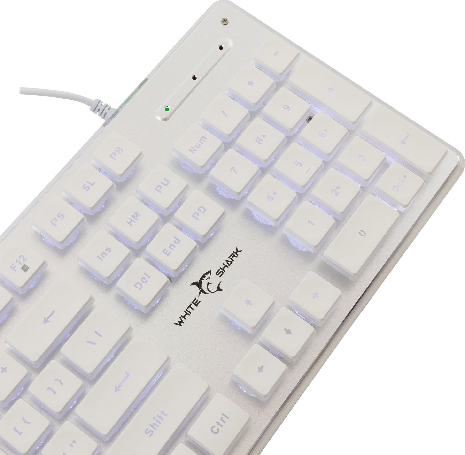 Tastiera Gaming USB 104 Tasti con Retroilluminazione LED Bianco in Tastiere da gioco Scontolo.net - Potenza, commercioVirtuoso.it