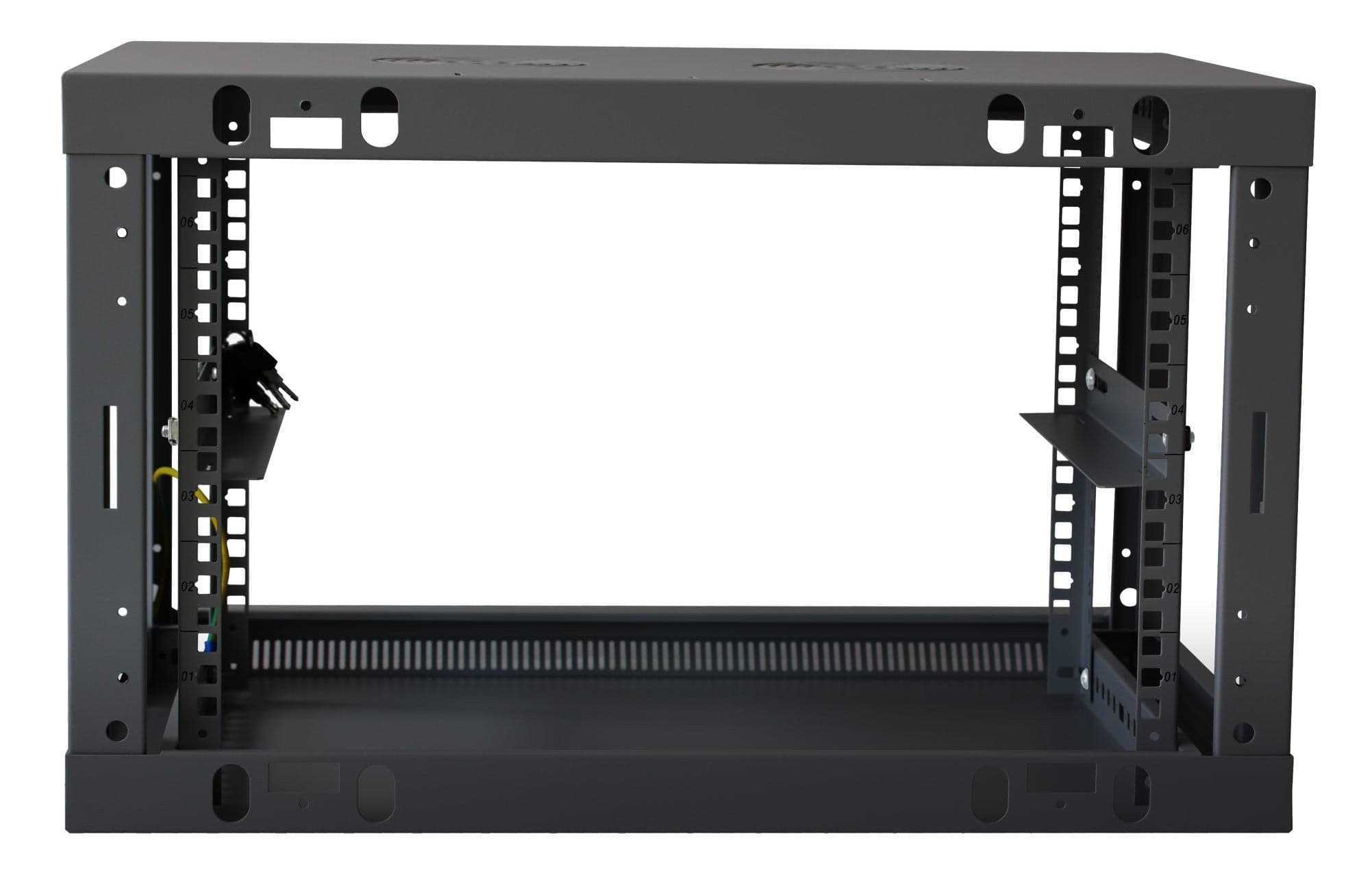 Armadio Rack 19'' a muro 6 unit&agrave sezione unica prof. 600mm Nero in  Scontolo.net - Potenza, commercioVirtuoso.it