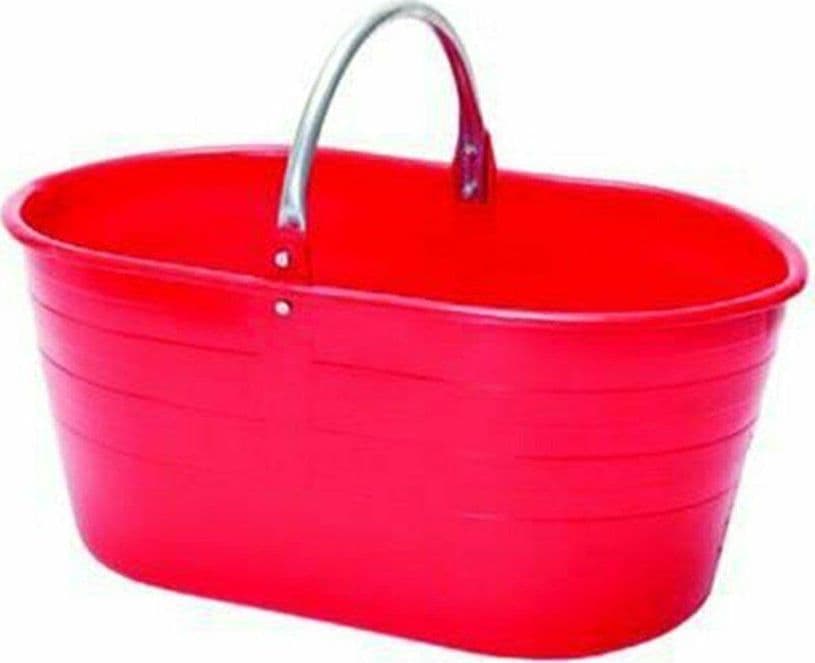 CESTA SECCHIO AGRICOLA OVALE PER RACCOLTA MANICO METALLO LT.25 FER 267205 in prodotto EuroStore07 - Alatri, commercioVirtuoso.it