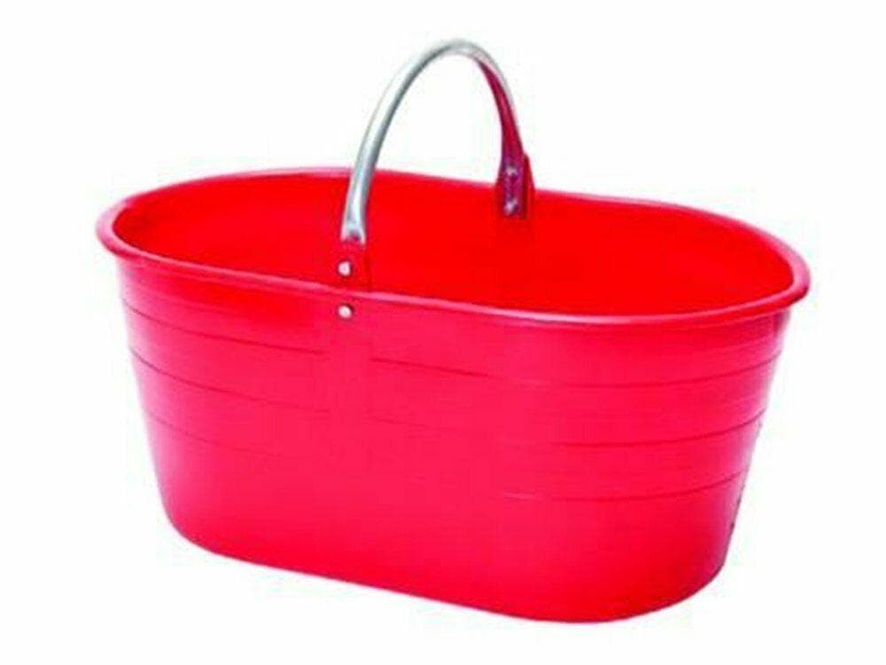 CESTA SECCHIO AGRICOLA OVALE PER RACCOLTA MANICO METALLO LT.25 FER 267205 in prodotto EuroStore07 - Alatri, commercioVirtuoso.it