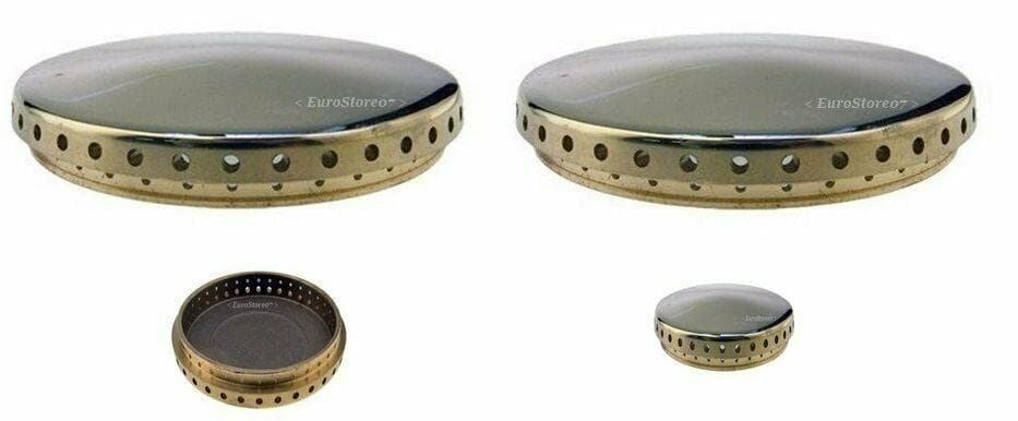 SPARTIFIAMMA PER CUCINA A GAS LOFRA 4 PZ IN OTTONE 2 GRANDI L 3201 in prodotto EuroStore07 - Alatri, commercioVirtuoso.it