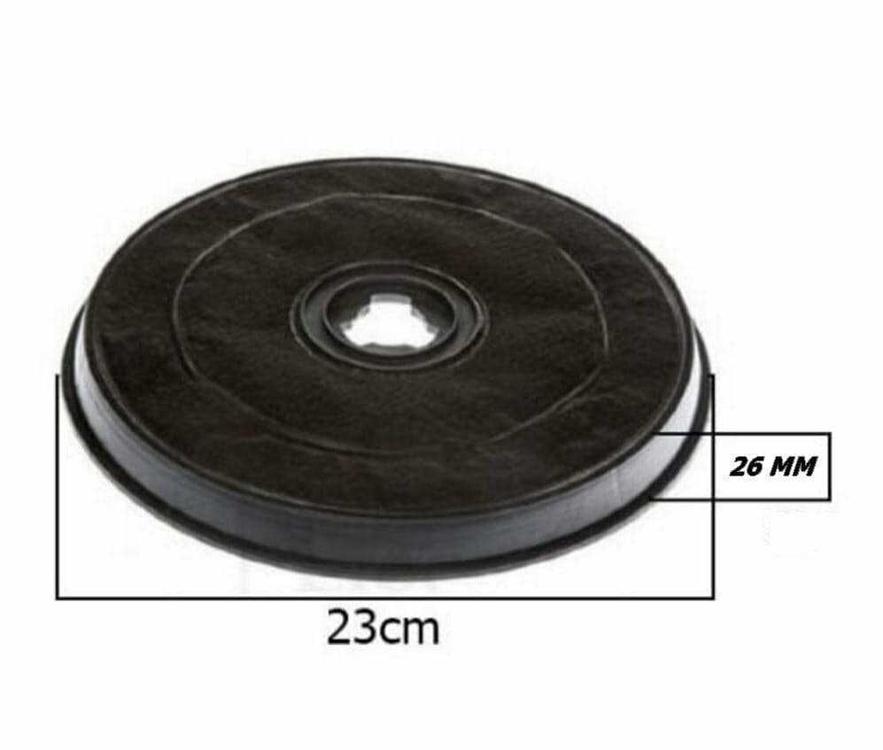 FILTRO AI CARBONI ATTIVI PER CAPPA FABER Con Farfalla H 2.6 Cm Ø 23.2 F 38 in prodotto EuroStore07 - Alatri, commercioVirtuoso.it