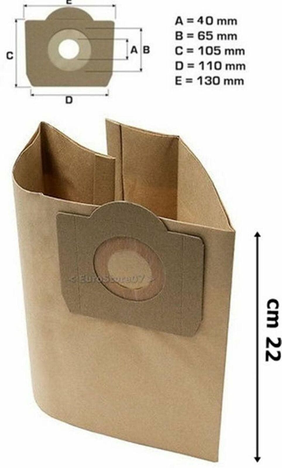 5 SACCHI SACCHETTI ASPIRAPOLVERE BOSCH AMPHIBIXX ACQUA CLEAN.BMS 10002299 RW 15 in prodotto EuroStore07 - Alatri, commercioVirtuoso.it