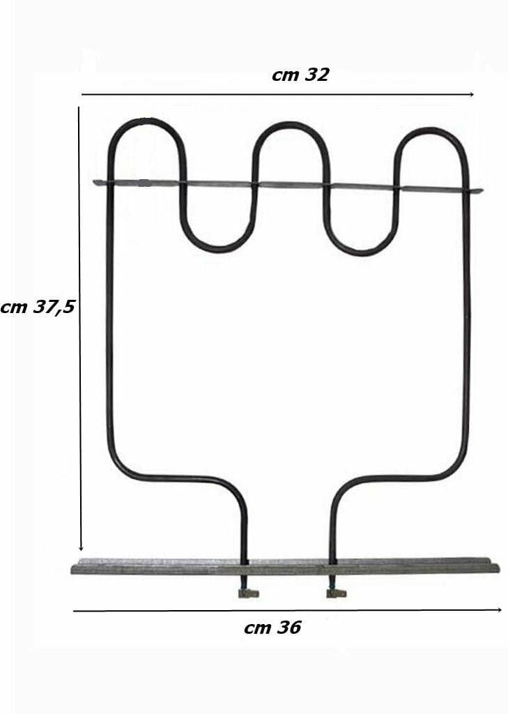 RESISTENZA INFERIORE BASE 1000W FORNO ARISTON INDESIT C00016435 C00045431 RS 52 in prodotto EuroStore07 - Alatri, commercioVirtuoso.it