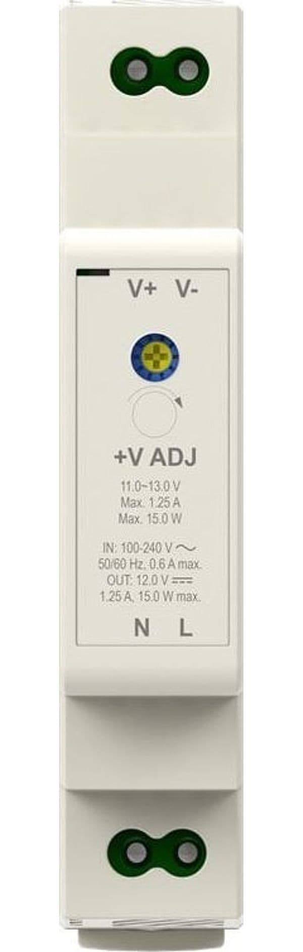 Alimentatore su Guida DIN 12V 1,25A 15W in Trasformatori Scontolo.net - Potenza, commercioVirtuoso.it