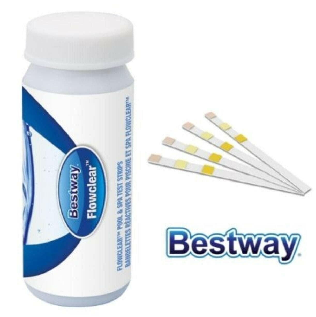TEST PER PISCINA E SPA 50 STRISCE 3 IN 1 TEST ACQUA BESTWAY 58142 FER 260404 in prodotto EuroStore07 - Alatri, commercioVirtuoso.it