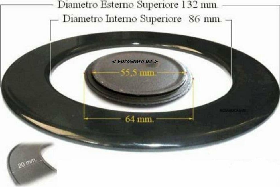 DELONGHI ELBA DE LONGHI PIATTELLO SPARTIFIAMMA TRIPLA CORONA CUCINA S 3219 in prodotto EuroStore07 - Alatri, commercioVirtuoso.it