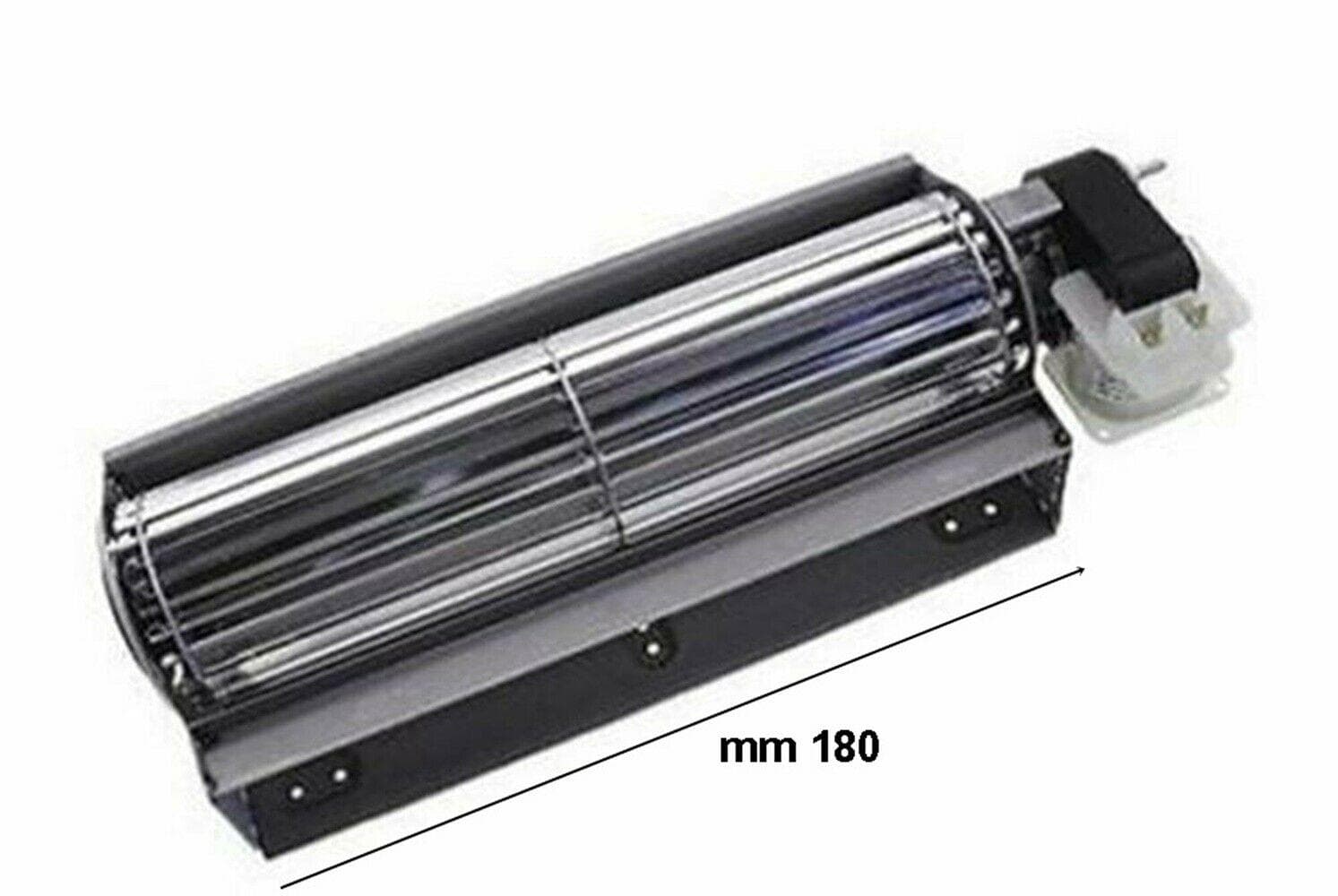 VENTOLA TANGENZIALE MOTORE DESTRO FORNO FRIGORIFERO STUFA PELLET DA CM 18 SP 303 in prodotto EuroStore07 - Alatri, commercioVirtuoso.it