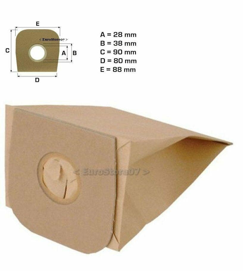 8 SACCHETTI SACCHI ASPIRAPOLVERE BOSCH FLEXA BHS 1 BHS 1900 typ O DL 6 in prodotto EuroStore07 - Alatri, commercioVirtuoso.it