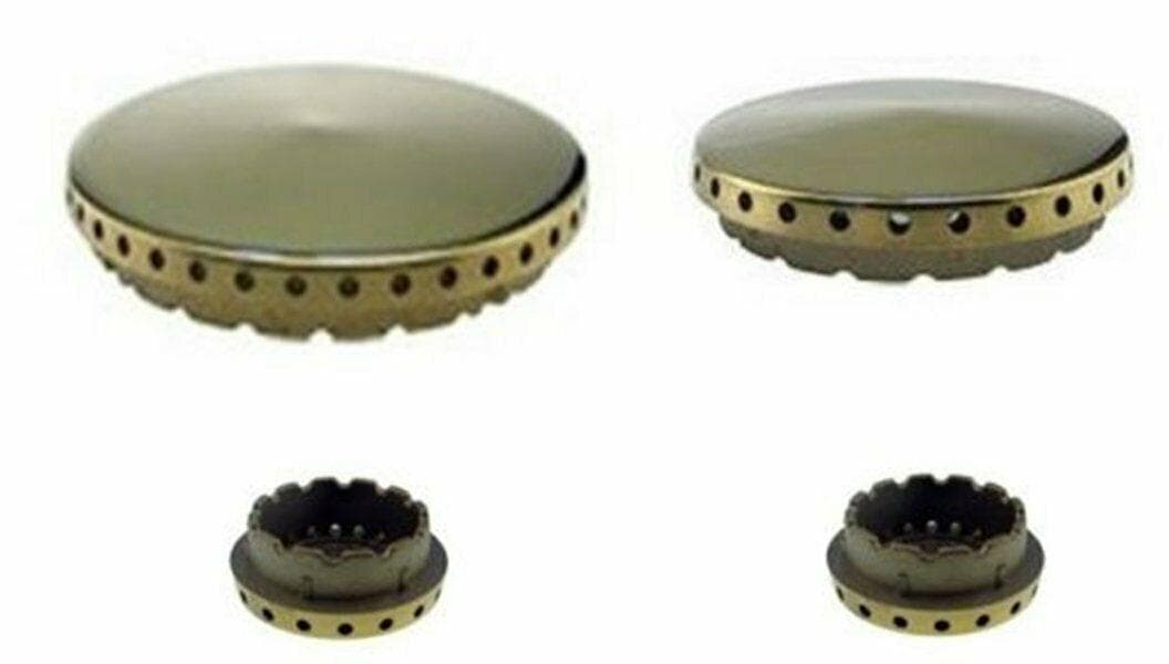 SPARTIFIAMMA PER CUCINA A GAS ADATTI A NARDI IN OTTONE 2 FORNELLI PICCOLI L 3601 in prodotto EuroStore07 - Alatri, commercioVirtuoso.it