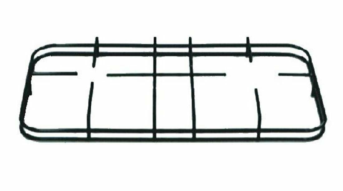 NARDI GRIGLIA PER CUCINA A GAS 2 FUOCHI SMALTATA NERA CM 40,8 x 24,5 P 3659 in prodotto EuroStore07 - Alatri, commercioVirtuoso.it