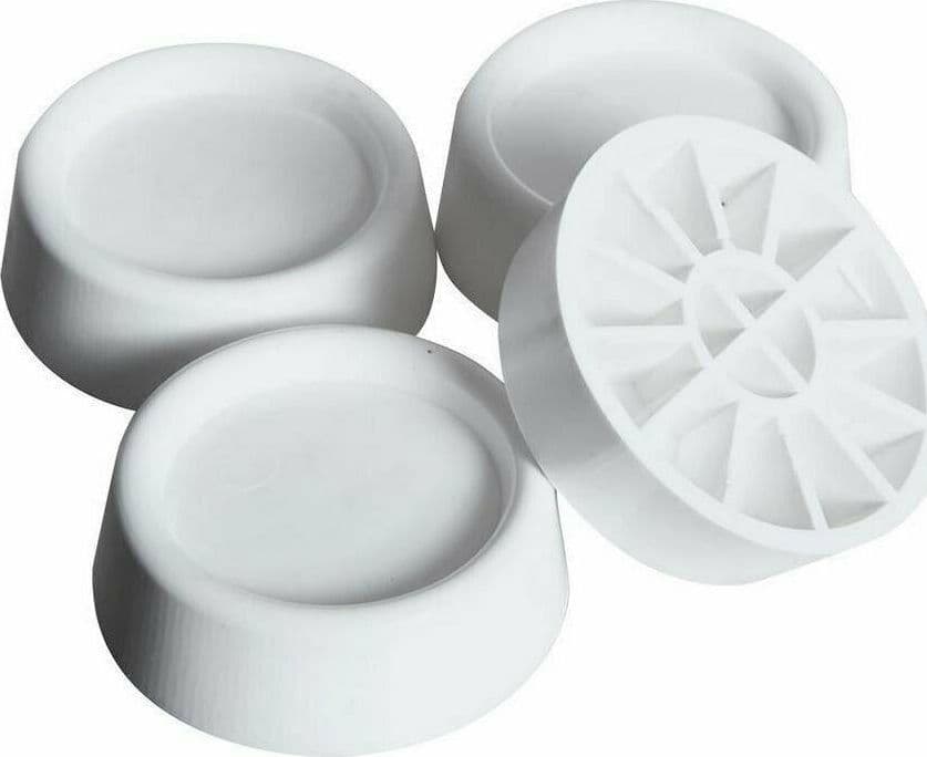 PIEDINI SUPPORTI ANTI VIBRAZIONI LAVATRICE ASCIUGATRICE UNIVERSALI 4 PZ - OM in prodotto EuroStore07 - Alatri, commercioVirtuoso.it