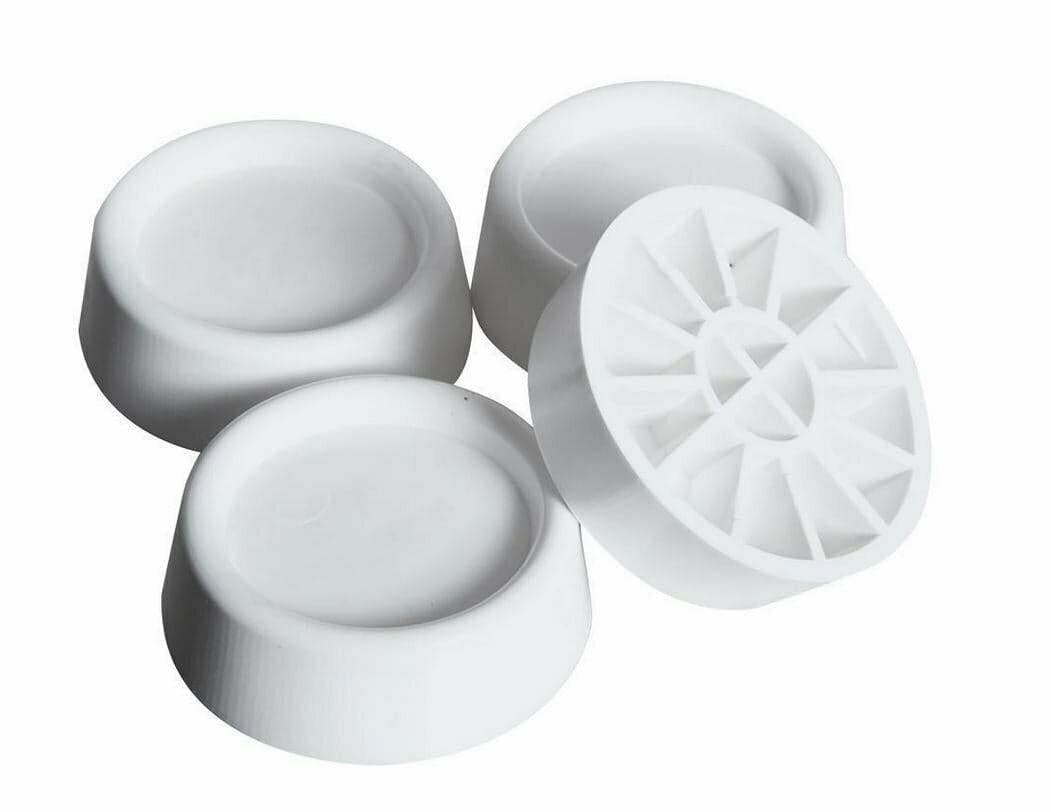 PIEDINI SUPPORTI ANTI VIBRAZIONI LAVATRICE ASCIUGATRICE UNIVERSALI 4 PZ - OM in prodotto EuroStore07 - Alatri, commercioVirtuoso.it