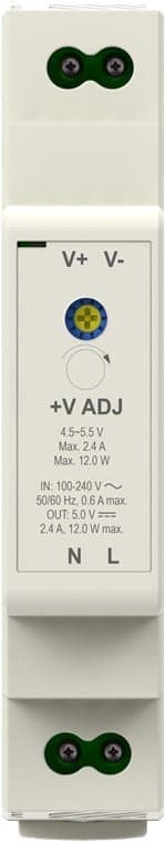 Alimentatore su Guida DIN 5V 2,4A 12W in Trasformatori Scontolo.net - Potenza, commercioVirtuoso.it