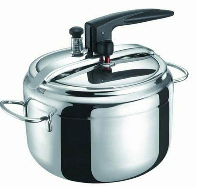 INOX RIV PENTOLA A PRESSIONE LT.5 (gas, induzione e altro) lt.5 ø cm.20x19,5h. in prodotto EuroStore07 - Alatri, commercioVirtuoso.it