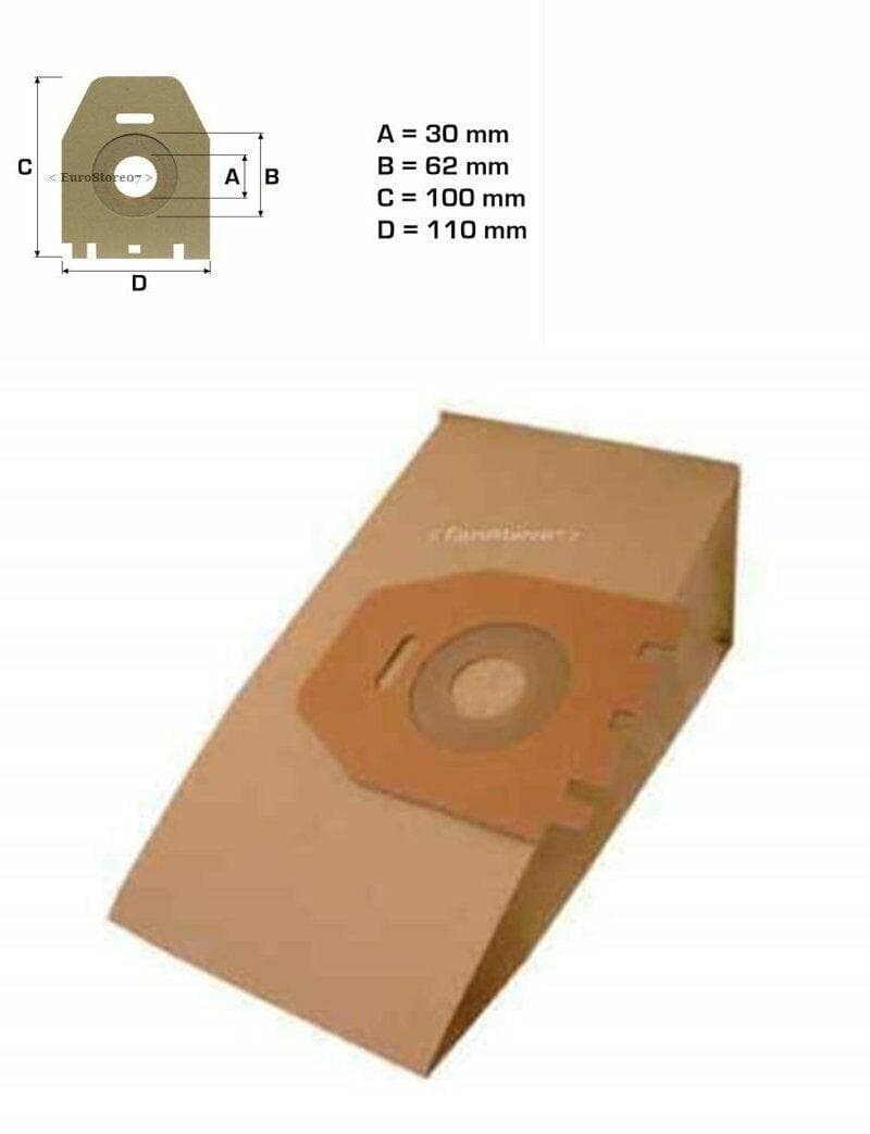5 SACCHETTI ASPIRAPOLVERE IMETEC ENERGY NO ORIGINALE IT 60 in prodotto EuroStore07 - Alatri, commercioVirtuoso.it