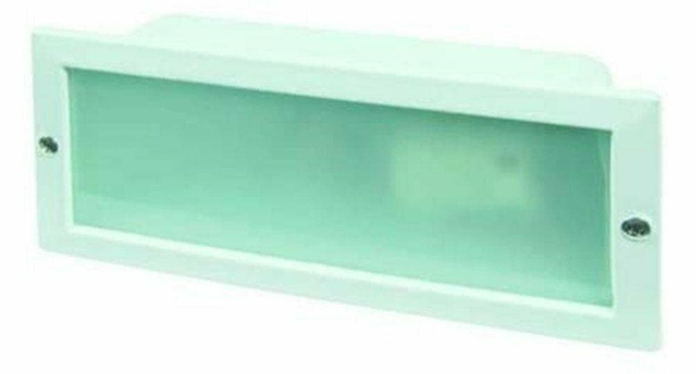 FARETTO BIANCO INCASSO RETTANGOLARI ALLUMINIO PER ESTERNO 23 X 100 FER 102865 in prodotto EuroStore07 - Alatri, commercioVirtuoso.it
