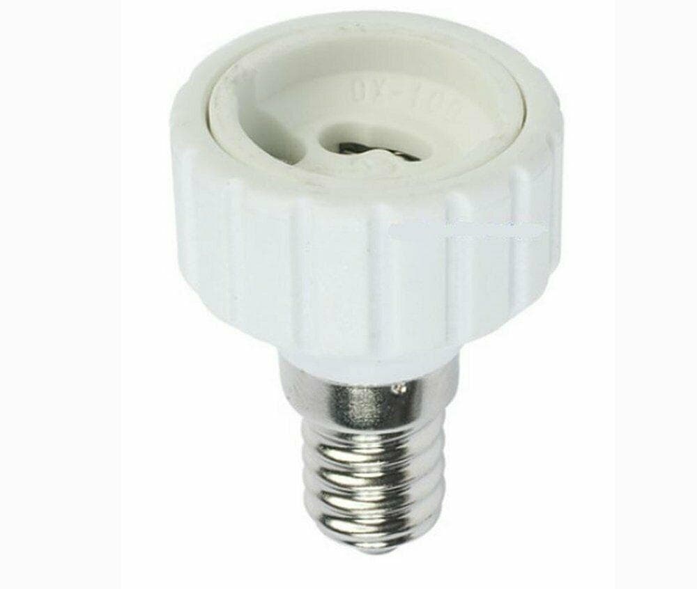 ADATTATORE - RIDUTTORE DA PORTALAMPADA E 14 PICCOLO A FARETTI GU 10 -- pz 3 in prodotto EuroStore07 - Alatri, commercioVirtuoso.it