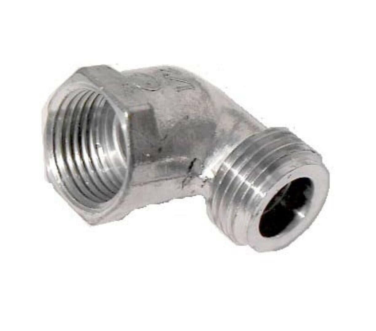 RACCORDO PER TUBO INOX CUCINA A GAS 1/2 MASCHIO + FEMMINA PER OGIVA IN OTTONE in prodotto EuroStore07 - Alatri, commercioVirtuoso.it