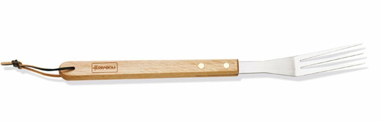 FERRABOLI FORCHETTONE FORCHETTA CM 40 MANICO LEGNO BARBECUE BRACE CUCINA in prodotto EuroStore07 - Alatri, commercioVirtuoso.it