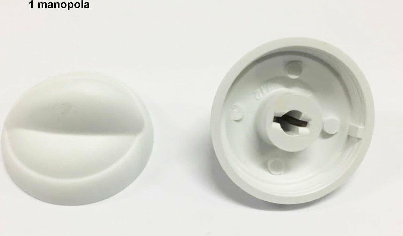 MANOPOLA CUCINA A GAS UNIVERSALE BIANCA PASSO MM 6 GAMBO PIATTO 1 PZ M 7037 in prodotto EuroStore07 - Alatri, commercioVirtuoso.it