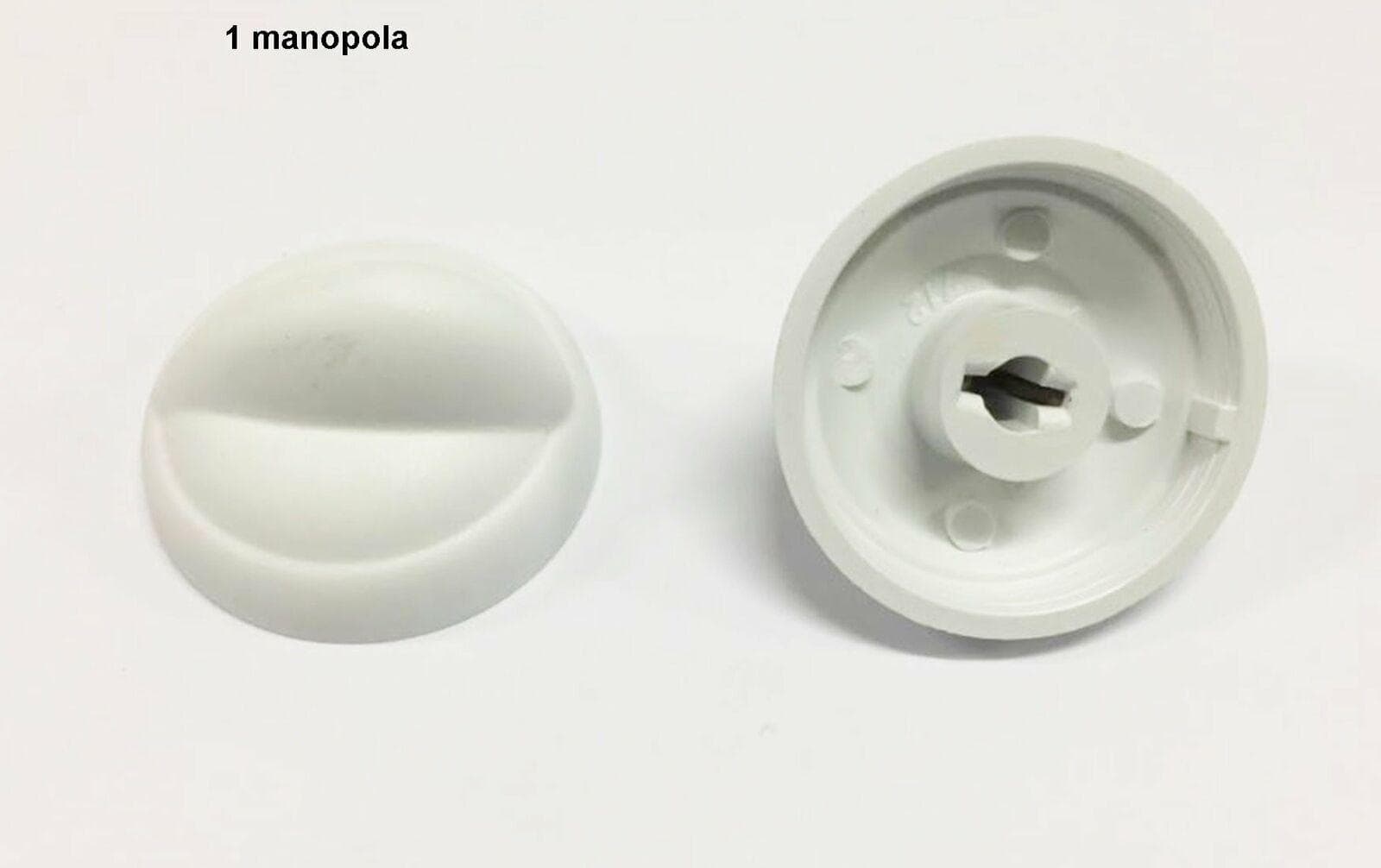 MANOPOLA CUCINA A GAS UNIVERSALE BIANCA PASSO MM 6 GAMBO PIATTO 1 PZ M 7037 in prodotto EuroStore07 - Alatri, commercioVirtuoso.it