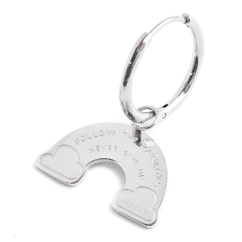 Marlù MONO ORECCHINO CON PENDENTE ARCOBALENO ACCIAIO in Orecchini Alba Gioielli - Casoria, commercioVirtuoso.it